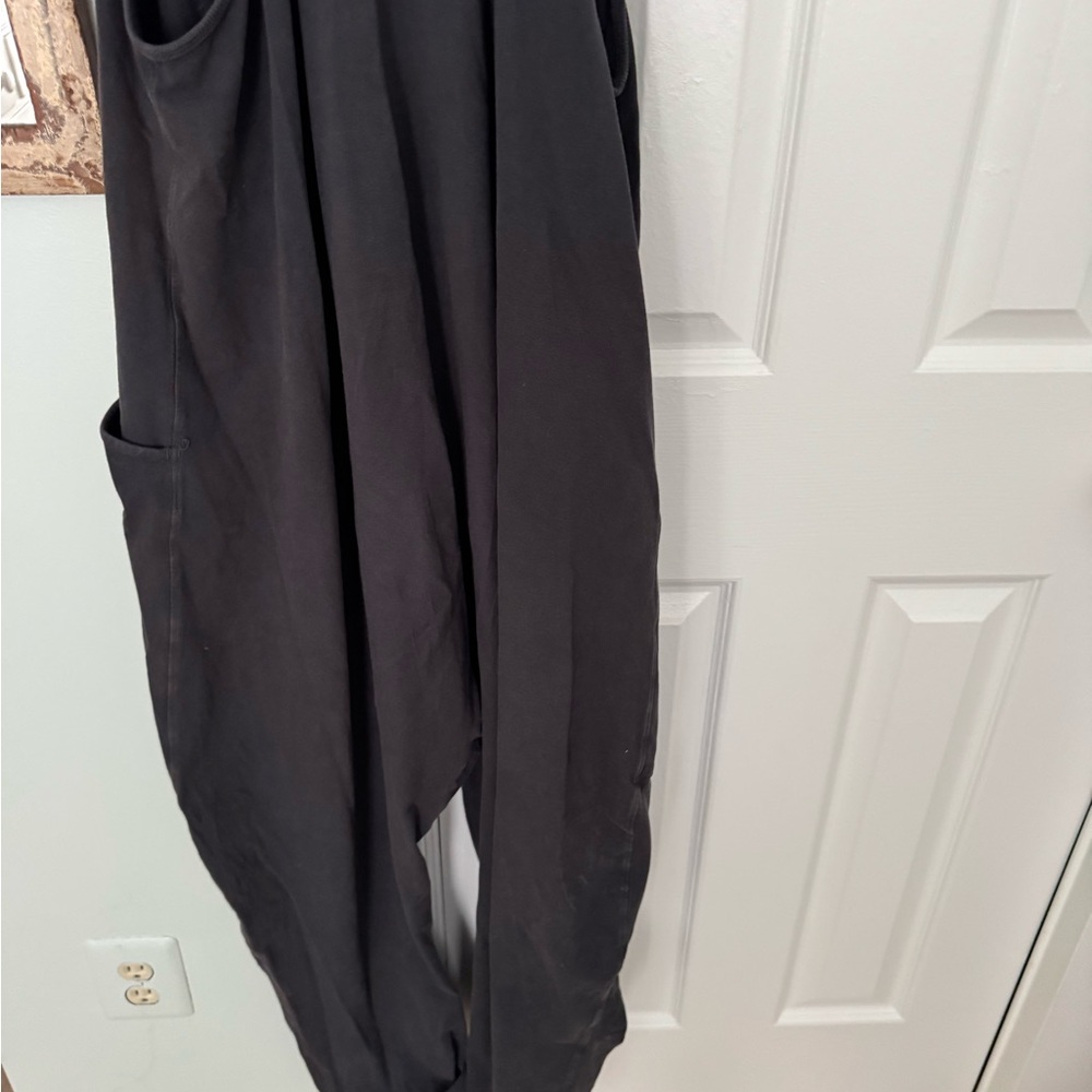 Ladies Black Casual Drop-Crotch Pants